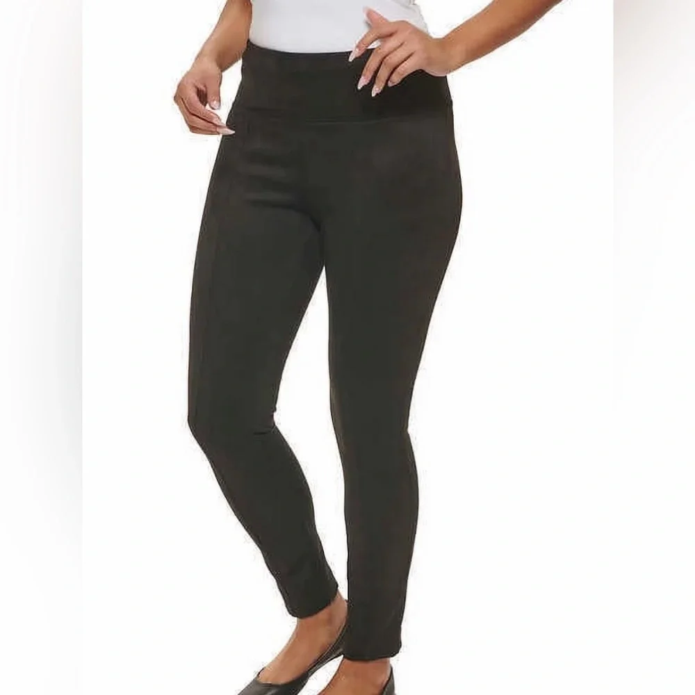 Size XL Andrew Marc Women's Super Soft Stretch Faux Suede Pull On Pants NWT